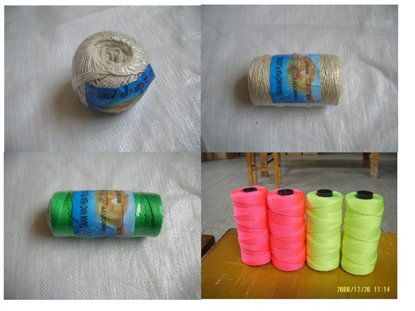 sisal twine/cotton twine/nylon twine/pp twine