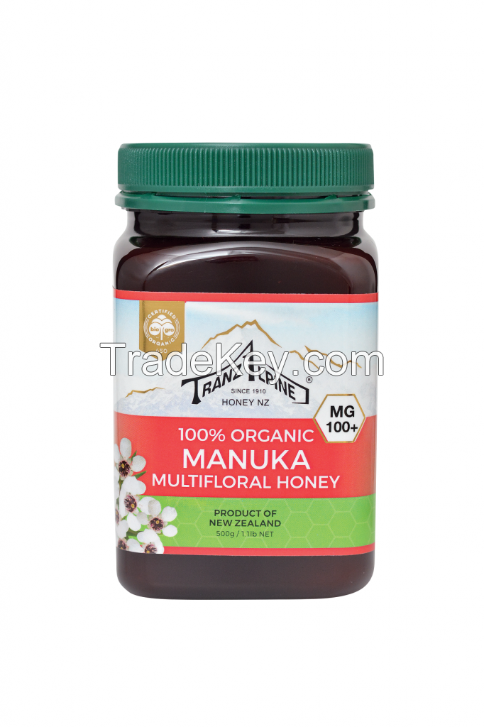 Organic Manuka Multifloral honey MG100+