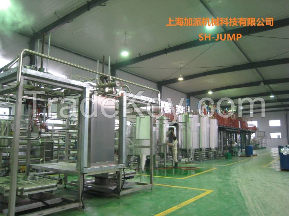 Tomato paste processing line