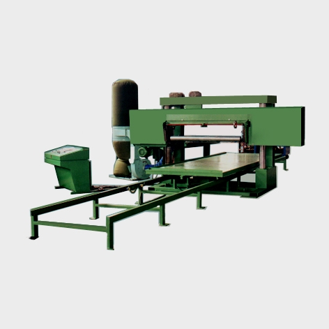 Rigid foam cutting machine