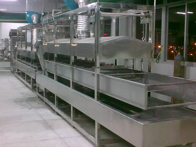 Water boiling production line