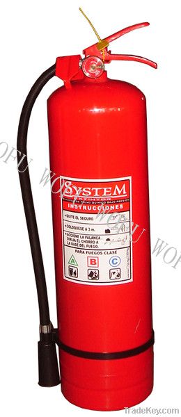 9KG portable ABC dry chemical powder fire extinguisher