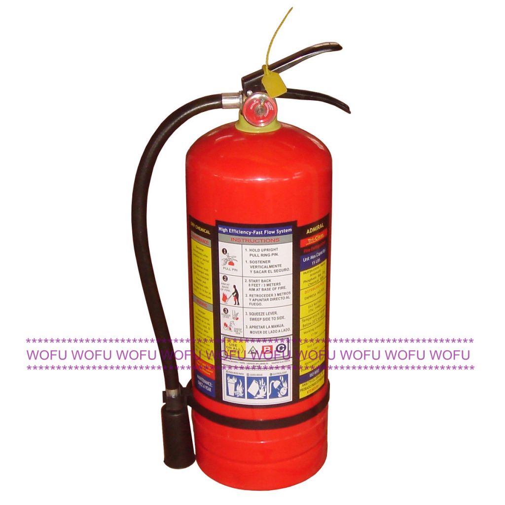 6KG portable ABC dry chemical powder fire extinguisher