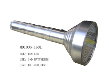 168 LED Flashlight MD103G-168L