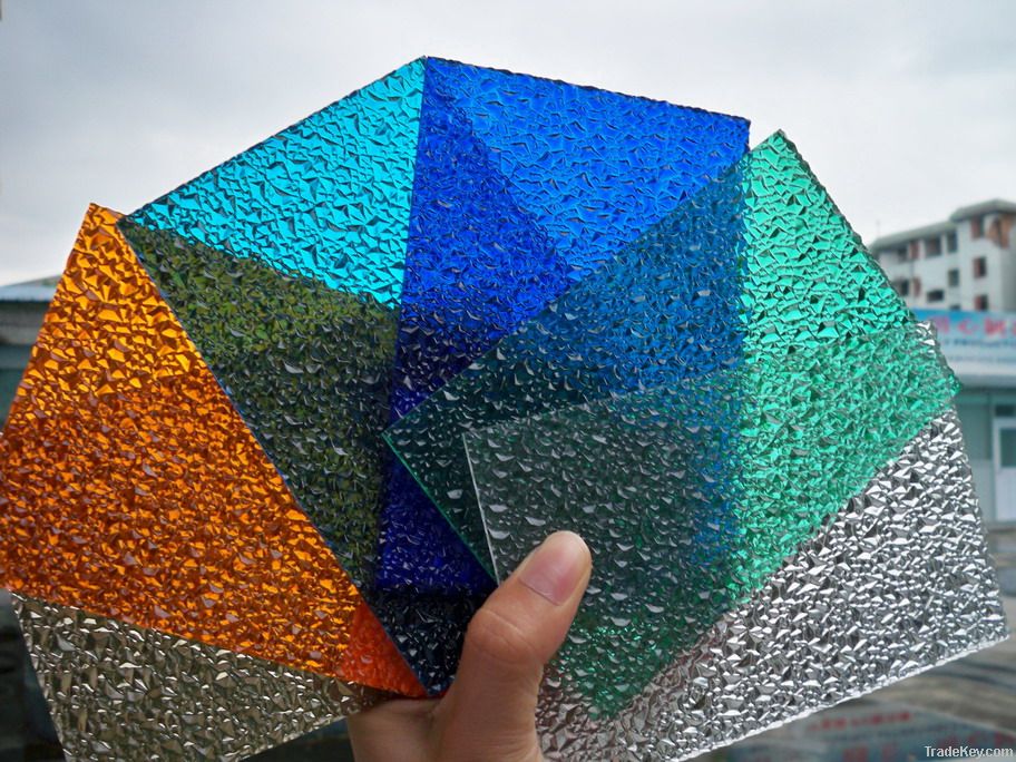 pc embossed sheet, PC diamond sheet
