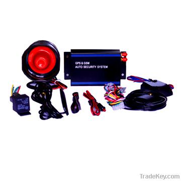 GPS Vehicle tracker with anti-theft alarm