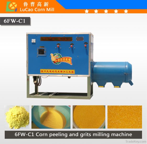 Maize grits milling machine, maize grits machine