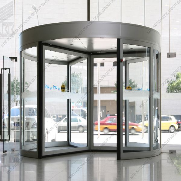 Automatic 3/4 Wings Revolving Door