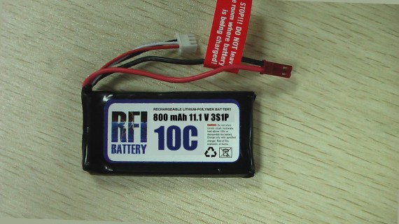 3 Cell 800mAh 11.1V 10 C Li Poly Lithium Batteries