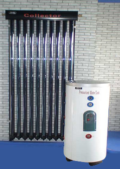 Split Pressurized Solar Water Heater