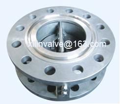 API Flanged double valve swing check valve