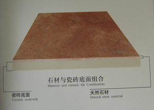 marble  composite tile,marble+ceramic tile,marble+porcelain tile