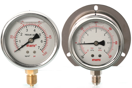 STAINLESS STEEL CASE PRESSURE GAUGES