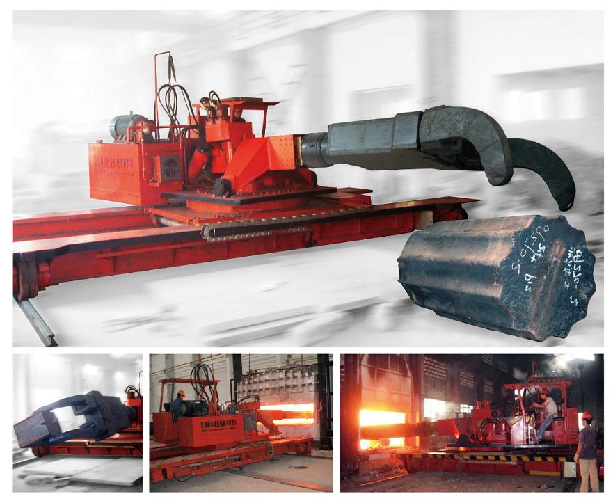 Rail-bound Forging Charging-discharging Loader