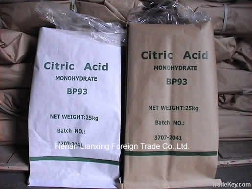 Citric Acid Anhydrous (Food Grade)