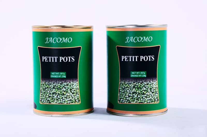 Canned green peas