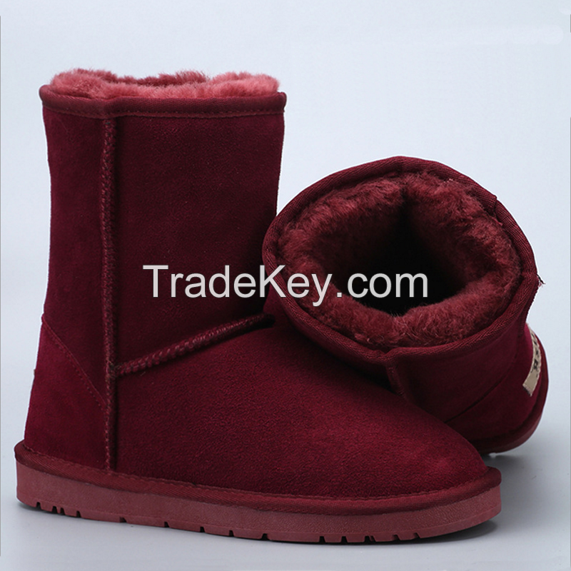 Women's Classic Short Sheepskin Boots