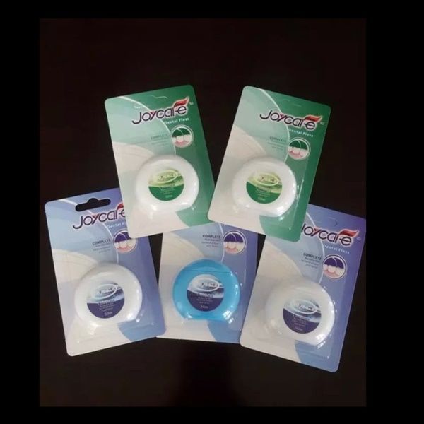 FDA approval 50m Circle shape abrasive dental floss