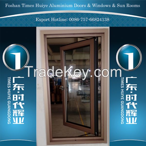 Aluminium casement window