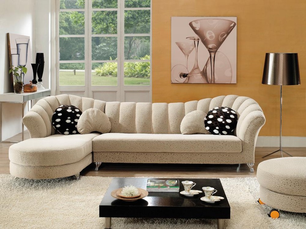 Leather sofa YP029