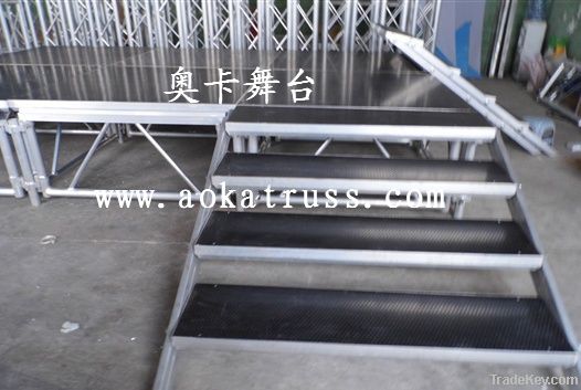 Movable stage, Aluminum stage, Combine stage, Glass stage, Wedding stage