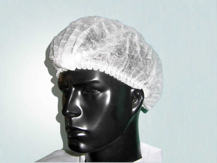 18" nonwoven bouffant cap