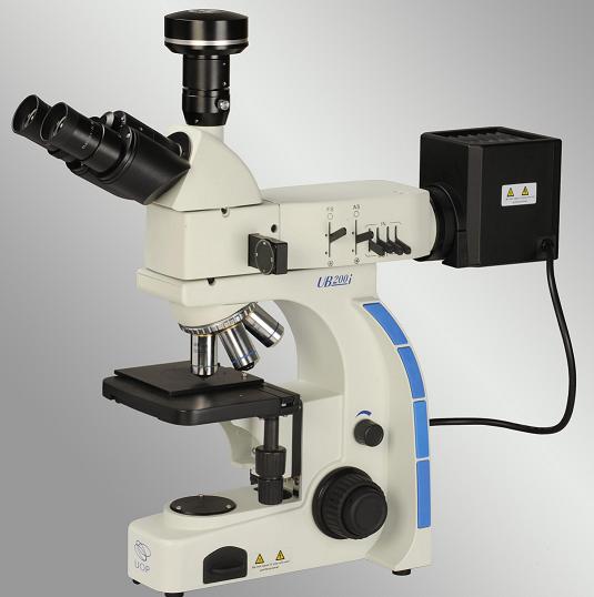 Upright metallurgical microcscope