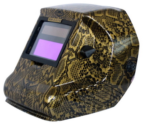 Solar Auto-Darkening Welding Helmet with transfer Printing