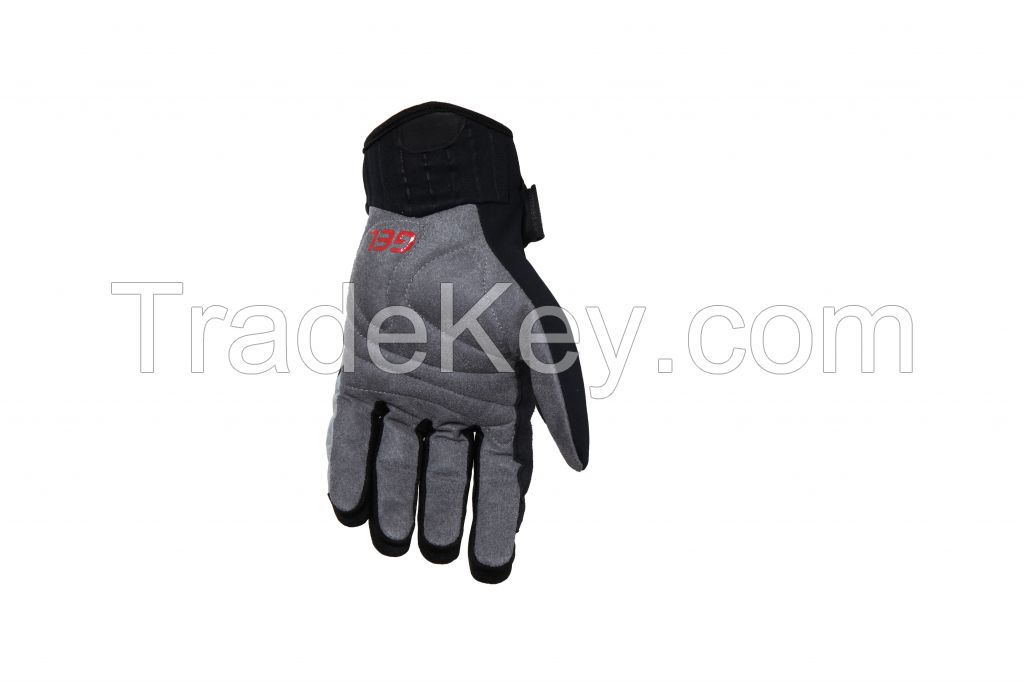 warm and windproof fleece cycling gloves 