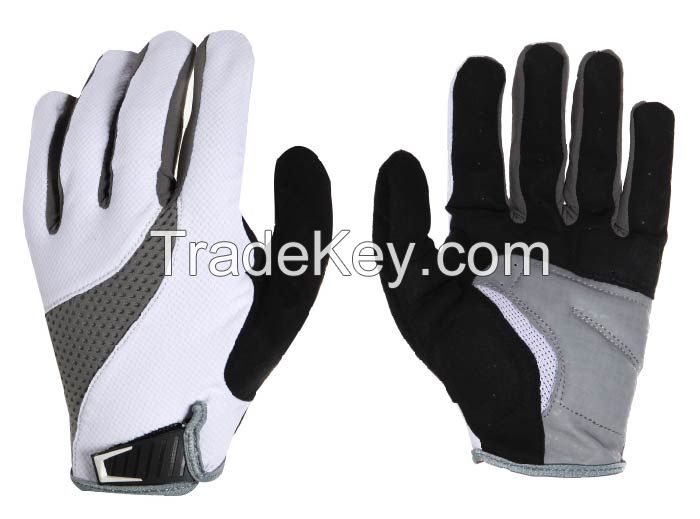 custom brand breathable full finger cycle glove 