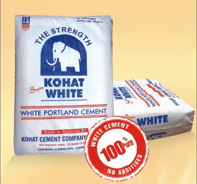 WHITE CEMENT - BRITISH / EUROPIEN &amp; BIS  STANDERED FOR INDIAN MARKETS