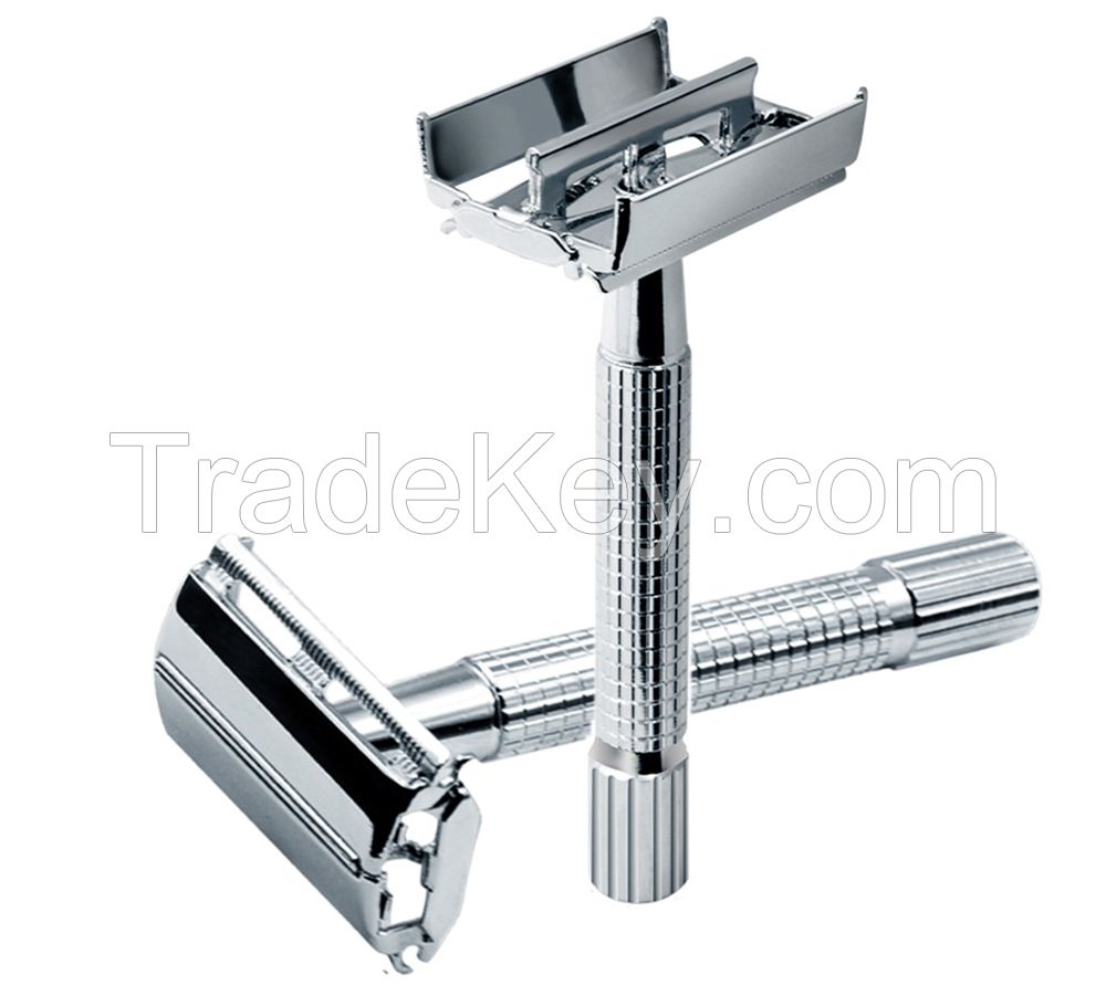 85mm Shaving Razor Safety razor Chrome Finish Metal Rustproof 10 years