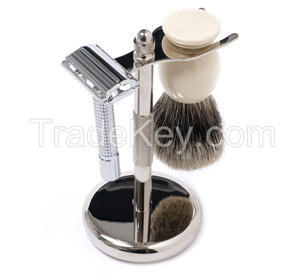 85mm Shaving Razor Safety Razor Chrome Finish Metal Rustproof 10 Years