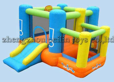 inflatable bouncer and slide combo