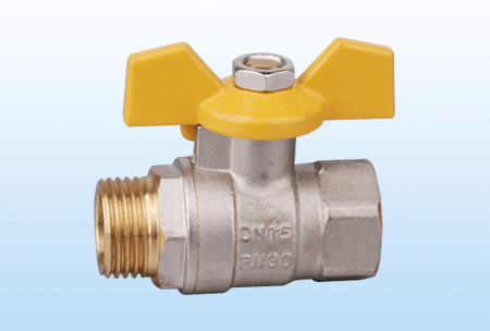 Brass Butterfly ball valve