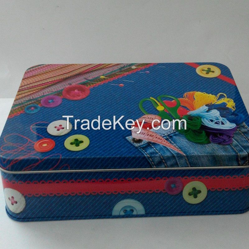 Rectangular Tin Box with Colorful Printing as Promotion Gift