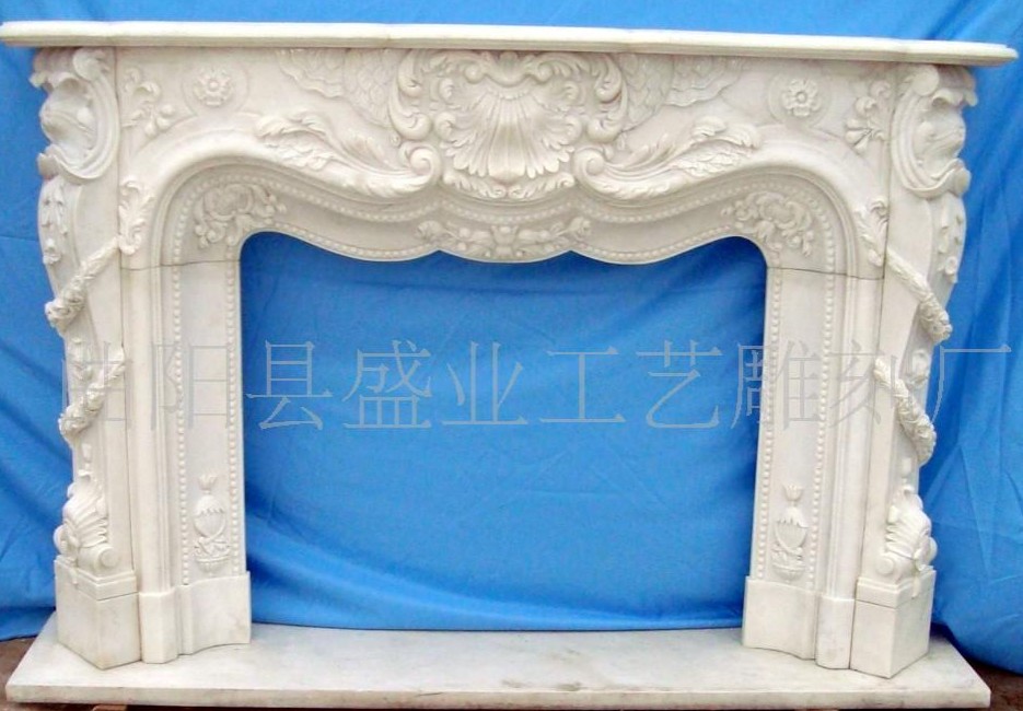 Marble fireplace, Stone fireplace