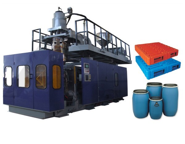 Automatic extrusion blow molding machine