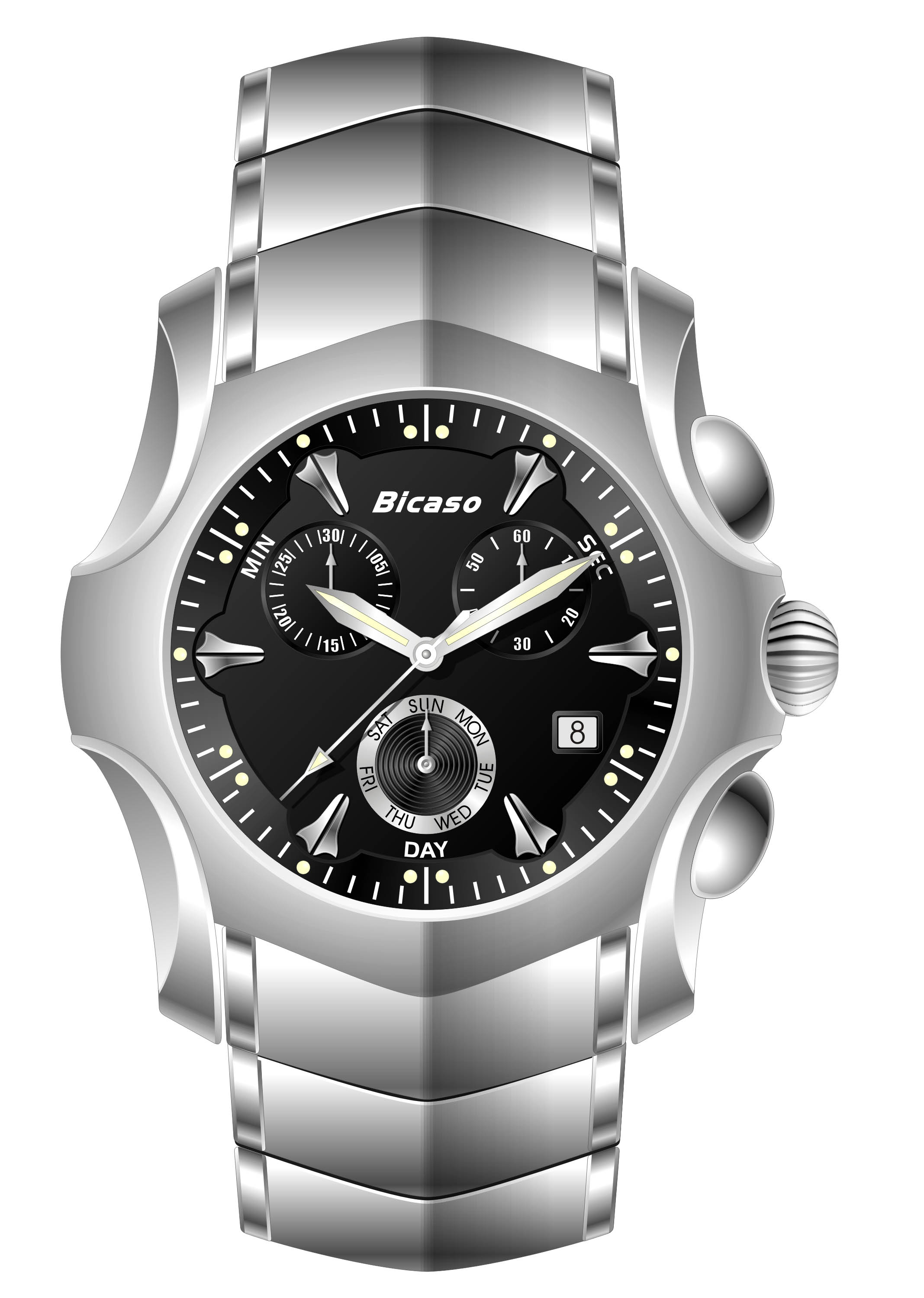 Stainless Steel Watch 2