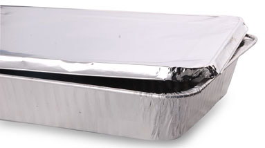 Oblong Foil pan with lid