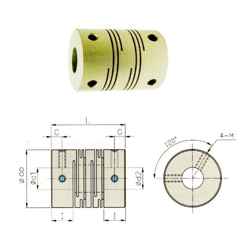 COUPLING / SLITTED SET SCREW TYPE