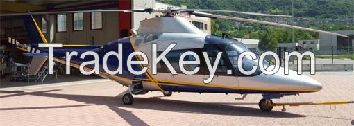 Inexpensive, multi-mission Agusta A109C IFR LR, 8 seats VIP helicopter with Autopilot and Floats.