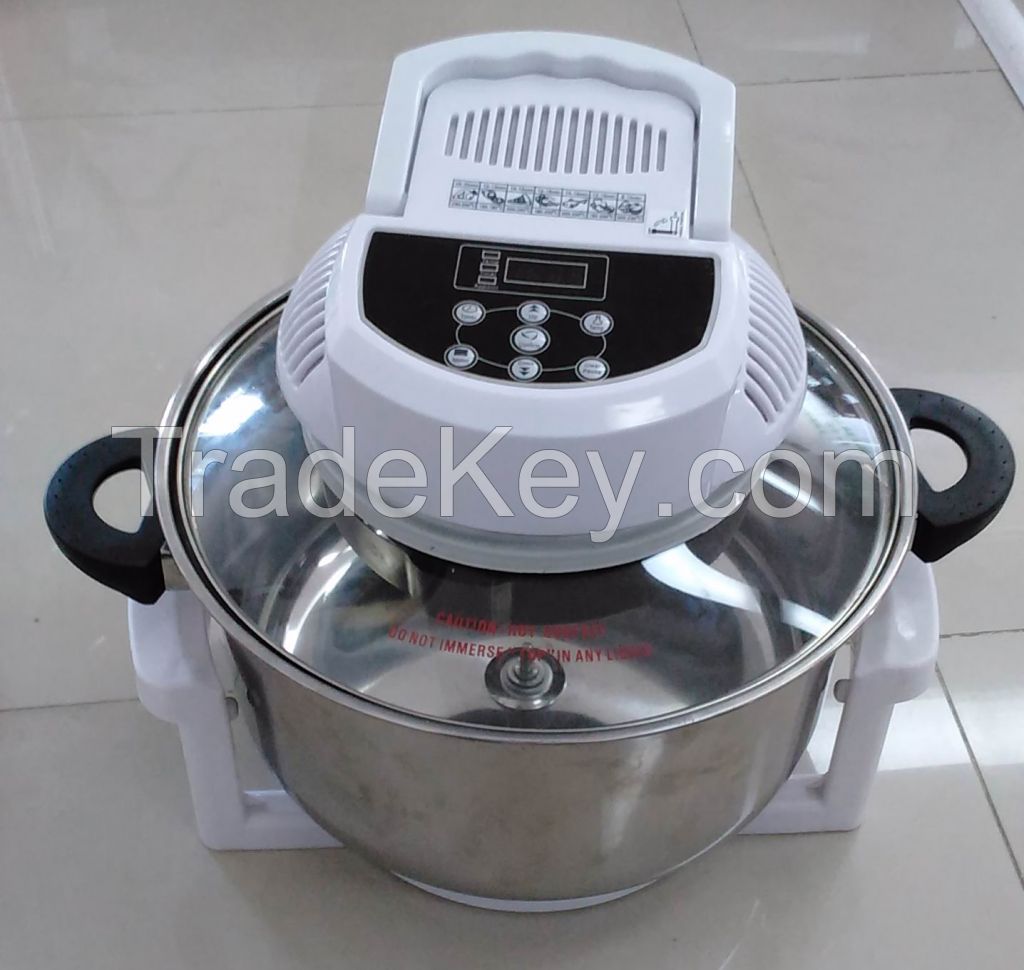 air fryer with stirring paddle