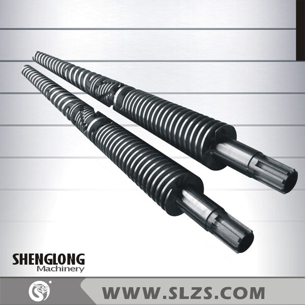 Twin conical screw