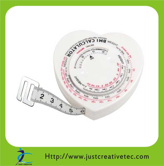 heart shape BMI ruler