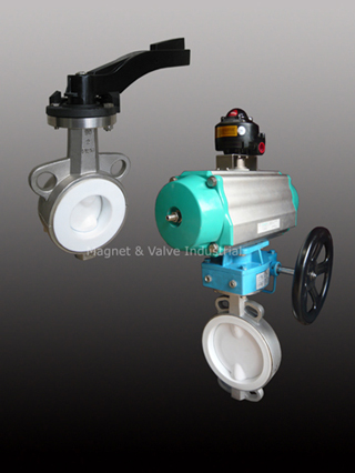 PTFE Lined Butterfly Valve