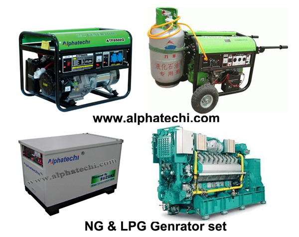 Natual Gas & LPG generator 2-1000KW