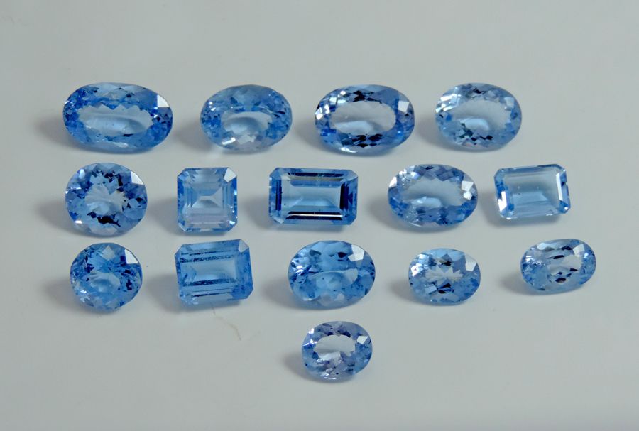 Natural Santa Maria Loose Aquamarine gemstones 600 Carats Lot for sell