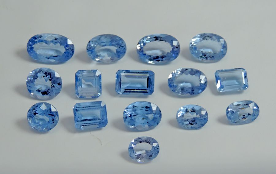 Natural Santa Maria Loose Aquamarine gemstones 600 Carats Lot for sell