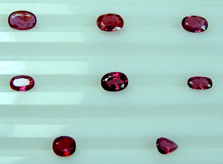 Natural Loose Afghanistan red ruby 6.45 Carats Lot